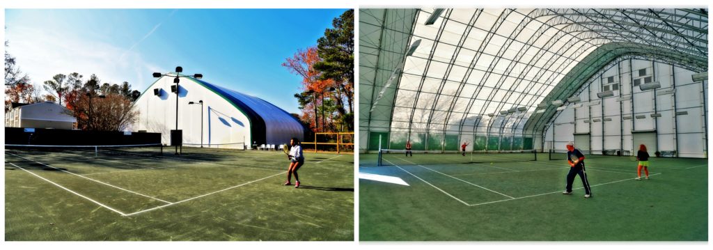 tennis fabric structure clearspan