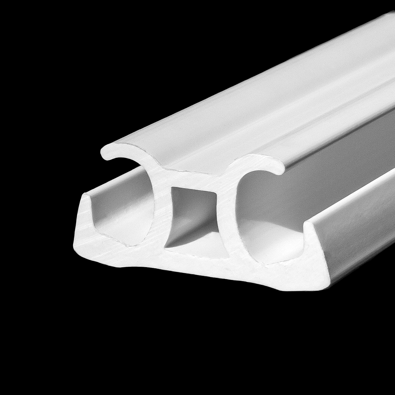 PVC Rail: 9mm Double